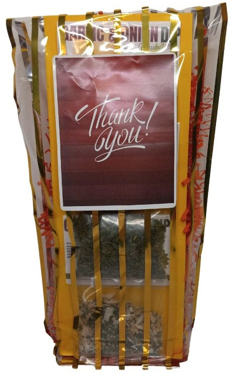 Gift Bag Pack of Dry Dips-Thank You Label Customizable Carded