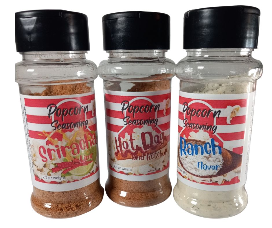Satisfy Your Snack Cravings with Our 3-Pack Popcorn Seasoning Set - Pe ...