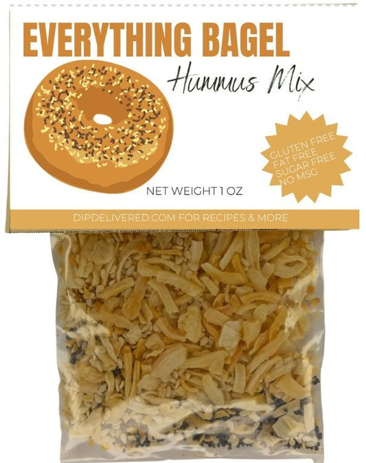 Everything Bagel Hummus Mix | Appetizer and Party Snack Gift Basket Idea | Dip Delivered