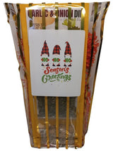 Gift Bag 3 Pack of Dry Dips-Seasons Greetings Label | Customizable Carded 3 pack of Dip mixes for Christmas Gifts and Stocking Stuffers