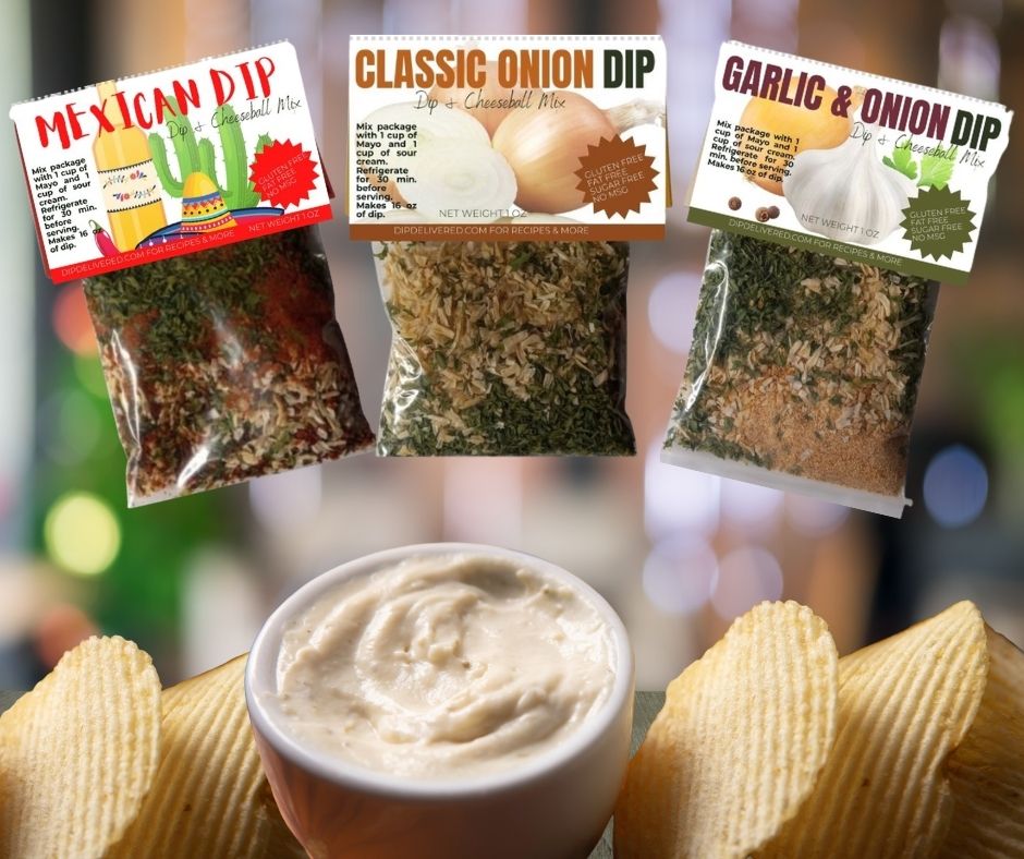 You Pick Flavors Perfect Summer Dips 3 Pack Assortment Set